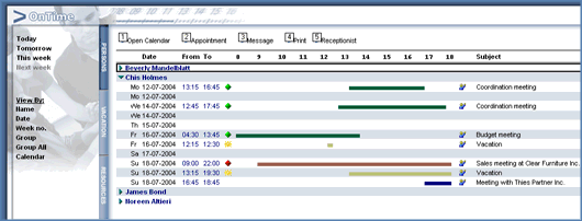 Group calendar using Lotus Notes client